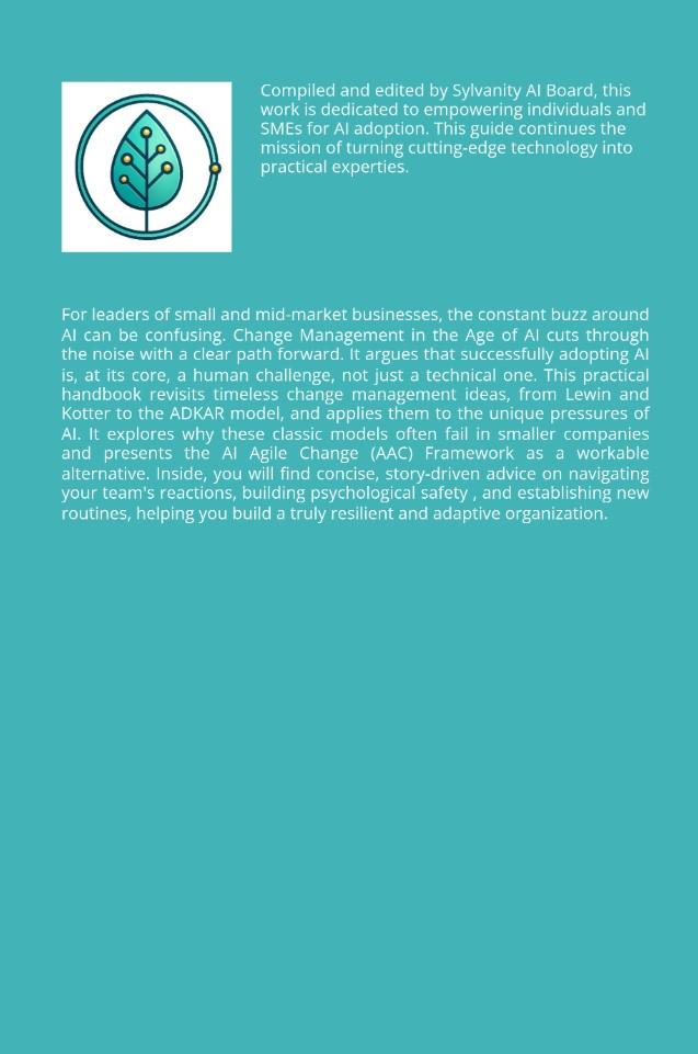 Change Management in the Age of AI back cover